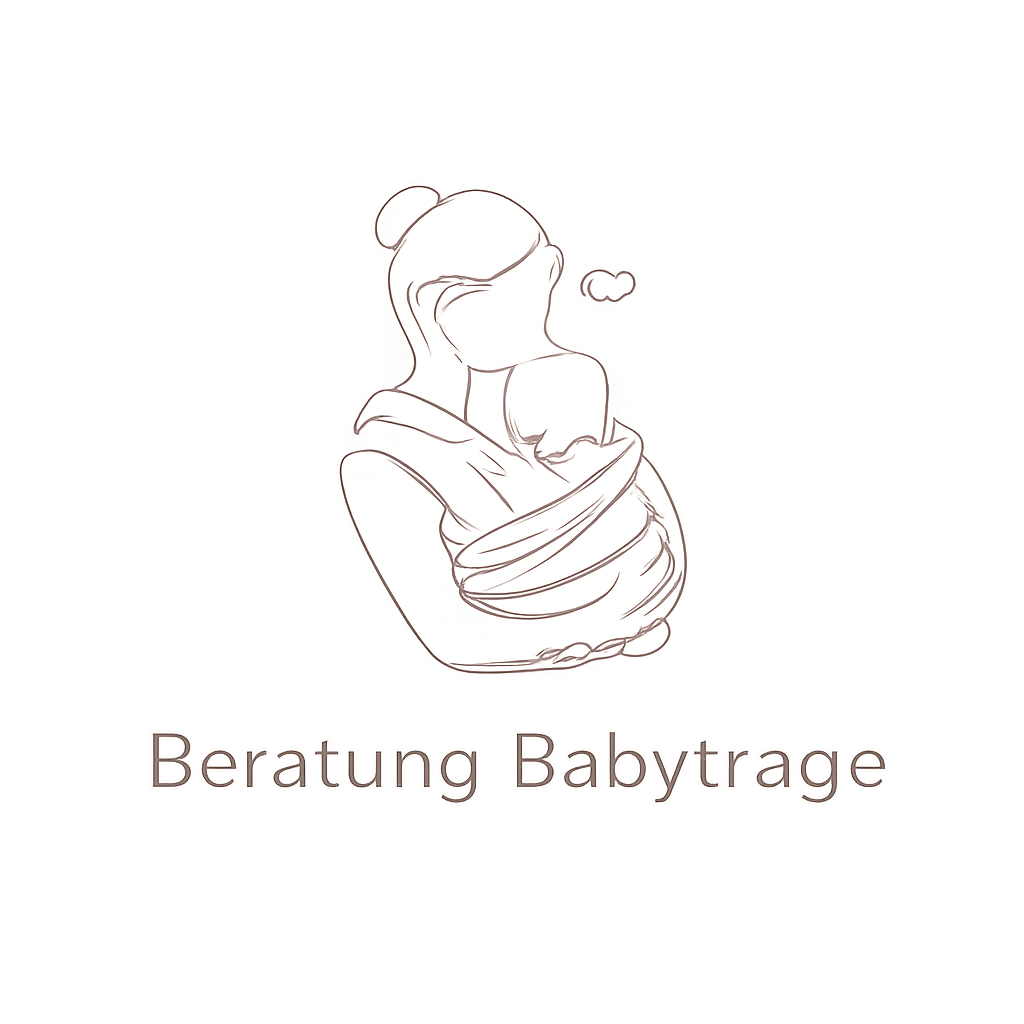 Babytragtuch Linienlogo Farbcode C2846b Text Beratung Schrift Tahoma 14 Dnn