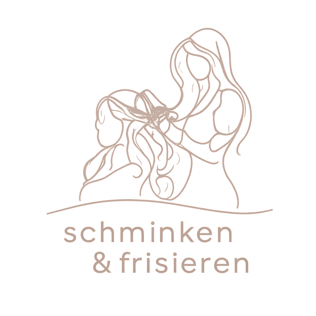 Coiffeuse Hair Styling Logo With Color Code And Text